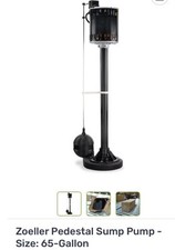 Zoeller pedestal sump for sale  Braddock