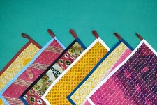 Guardanapos de chá vintage sortidos mistos Kantha KitchenTowels comprar usado  Enviando para Brazil
