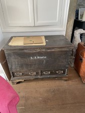 Vintage trunk chest for sale  SKIPTON