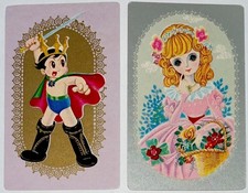 Troca de cartas AN88 2 japonesas tamanho 3/4 astro menino e olho largo menina em moldura comprar usado  Enviando para Brazil