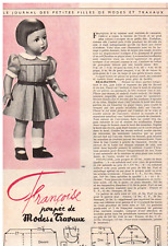 Page poupée françoise d'occasion  Marcillat-en-Combraille