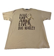 Camiseta vintage anos 90 Y2K Bob Marley Wake Up And Live XL Rasta dupla face Zion comprar usado  Enviando para Brazil