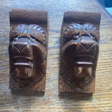 Antique oak lion for sale  HARLESTON