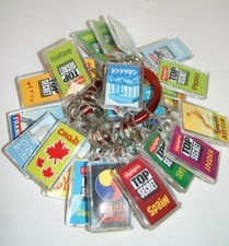 Lote de 26 chaveiros destaques Top Secret Adventures lote com anel espião  comprar usado  Enviando para Brazil