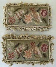 Needlepoint pillows seashell for sale  Fort Myers