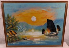 Impressionist oil canvas for sale  HYDE