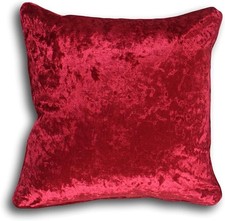 red velvet cushion covers for sale  LONDON