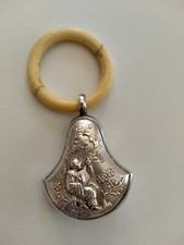 Hochet ancien argent d'occasion  Sainte-Suzanne