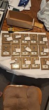 Lote de 14 portas antigas 1956 latão correios dos EUA caixa postal cadeado combinado, usado comprar usado  Enviando para Brazil