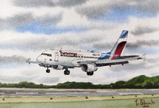 Riginal aquarell eurowings gebraucht kaufen  Düsseldorf