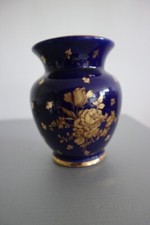 Petit vase bleu d'occasion  Neuville-aux-Bois