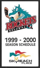 Programação de hóquei 1999-00 Kelowna Rockets WHL!!! Taco Time, usado comprar usado  Enviando para Brazil