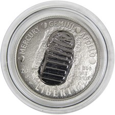 Apollo 11 comemorativo 50º aniversário 2019 S 50c folheado meio dólar cúpula prova comprar usado  Enviando para Brazil