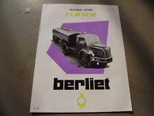 Berliet tlm prospectus d'occasion  Saint-Rémy-de-Provence