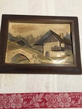 Ancien tableau bois d'occasion  Vannes