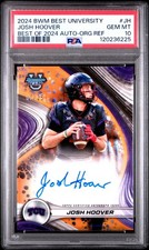 2024 Bowman University's Best Josh Hoover laranja refrator automático/25 PSA 10 comprar usado  Enviando para Brazil