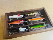 THE CREEK CHUB PIKE MINNOW CEBO serie 900, RÉPLICA, caja de nogal hecha a mano segunda mano  Embacar hacia Mexico
