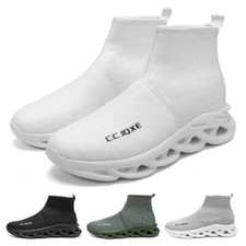 Sapatos casuais de cano alto sapatos meias ao ar livre malha tênis masculino EVA tamanho único 12.5 comprar usado  Enviando para Brazil