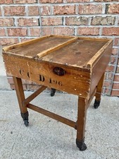 Vintage wood industrial for sale  Belvidere