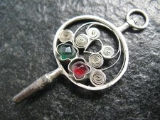 Taschenuhrschlüssel silber ha gebraucht kaufen  Deutschland