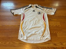Camisa de futebol 2005-2006 Alemanha #5 Adidas pequena Copa do Mundo FIFA futebol comprar usado  Enviando para Brazil