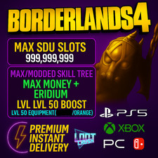 Usado, Borderlands 4 - Max level 50 Money Eridium SDU Modded Skilltree items Legend ⚡ comprar usado  Enviando para Brazil