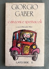 Giorgio gaber canzoni usato  Cagliari