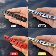 1 peça emblema metal turbo emblema carro para-lama porta traseira porta-malas adesivo acessórios comprar usado  Enviando para Brazil