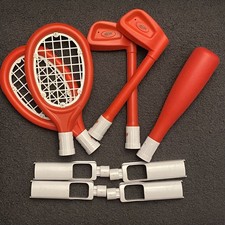 Acessórios de beisebol de golfe tênis vermelho pacote esportivo nerf Nintendo Wii para Nintendo Wii, usado comprar usado Acessórios de beisebol de golfe tênis vermelho pacote esportivo nerf Nintendo Wii para Nintendo Wii, usado comprar usado  Enviando para Brazil