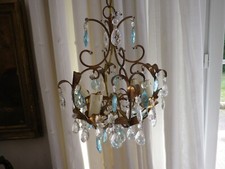 Ancien lustre pampilles d'occasion  Choisy-au-Bac
