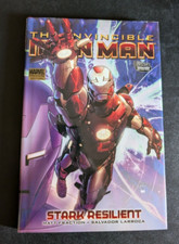 The Invincible Iron Man Vol. 5: Stark Resilient Book 1 capa dura com jaqueta de pó comprar usado  Enviando para Brazil