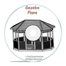 MEGA PACOTE DESIGN PLANO GAZEBO, 13 DESIGNS DIFERENTES! CONSTRUÇÃO DE PADRÕES ARTESANAIS comprar usado  Enviando para Brazil