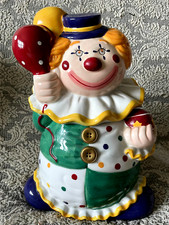 Usado, Jarro de biscoito JC Penney CLOWN cerâmica/porcelana 11" comprar usado  Enviando para Brazil
