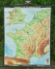 Vintage schulwandkarte benelux gebraucht kaufen  Deutschland