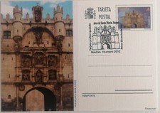 ESPAÑA Tarjeta Postal 2012. Arco de Santa Maria, Burgos. Matasellos Primer Día comprar usado  Enviando para Brazil