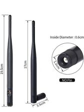 Antena aérea roteador grande ganho 6dbi RP-SMA fêmea WIFI 2.4GHZ 5GHZ 4G 5G MIMO comprar usado  Enviando para Brazil