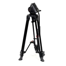 Tripé Manfrotto MVT502AM 3 seções Al perna dupla com cabeça de fluido 500, trava lateral, usado comprar usado  Enviando para Brazil