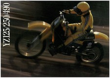 Yamaha brochure yz490 d'occasion  Expédié en Belgium