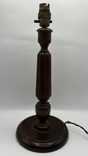 Wooden lamp base for sale  LEICESTER