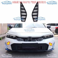 Ajuste para 2025-2026 Honda Civic LED luz de circulação diurna farol de neblina dianteiro 3 cores, usado comprar usado  Enviando para Brazil