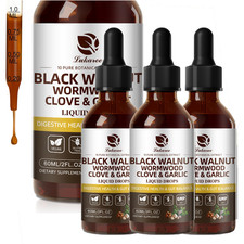 Parasite Cleanse DETOX absinto, cravo, gota líquida de noz preta 2 fl oz comprar usado  Enviando para Brazil