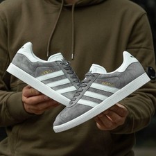 adidas Originals Gazelle Męskie buty sportowe Szare Sneakersy Trampki Obuwie #480 na sprzedaż  Wysyłka do Poland