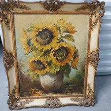 ölgemälde sonnenblumen leinw gebraucht kaufen  Berlin