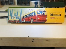 Conjunto de sistema de carrinho de microônibus elétrico AHM Eheim HO com ônibus azul raro comprar usado  Enviando para Brazil