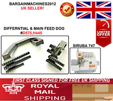 PEÇA DE MÁQUINA INDSTRL OVERLOCK DIFFERNTIAL&MAIN FEED DOG D575, H445 PARA SIRUBA 747 comprar usado  Enviando para Brazil