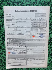 Document allemand travailleur d'occasion  Dun-sur-Meuse