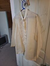 Barong tagalog embroidered for sale  Solon Springs