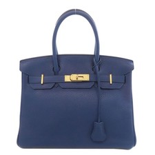 Używany, HERMES Birkin 30 GoldHardware Torebka Taurillon Clemence Damska [Używana] na sprzedaż  Wysyłka do Poland