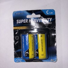 Baterias 2-PÇS PACOTE E-Circuit Super Heavy Duty Pilhas Tamanho C 1,5 volts Pilas comprar usado  Enviando para Brazil