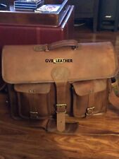 Men leather briefcase for sale  USA